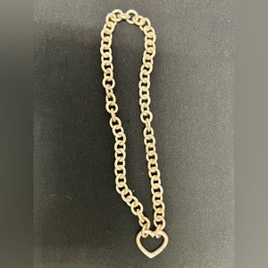 Tiffany and Co. heart clasp necklace